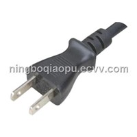 power cord|Janpan standard power cord|PSE power cord with plug|AC plug|PSE Standard 2 Pins Plug