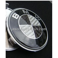 real carbon BMW car logo emblem