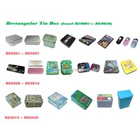 rectangular tin boxes