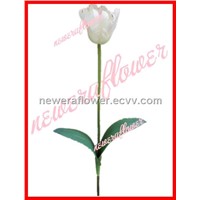 silk flower for artificial  tulip flower