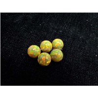 Synthetic Opal Bead (#55 Yellow Fire Mexican)