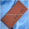 jeans leather label