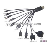 10-1 cables usb charger/universal charger