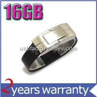 16gb bracelet leather flash drive