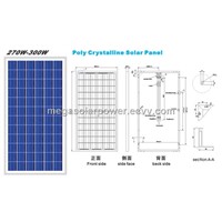 270W-300W Poly Solar Panel