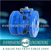 2PC flange ball valve
