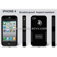 2-layer cell phone protective case for iphone 4