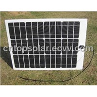 36W/18V Thin Monocrystalline Semi-flexible Solar Panel