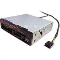3.5&amp;quot; internal card reader (SD/MMC + MS(3 in 1) + micro SD + xD + CF + USB) - (ZW-13009)