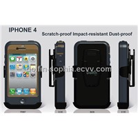 3-layer cell phone protective case for iphone4
