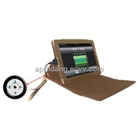 6600mAh Portable Power Leather Case for iPad