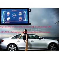 7'' HD Touch Operation Car-pad dvd player for Audi with touch screen GPS navigation,parking guidling