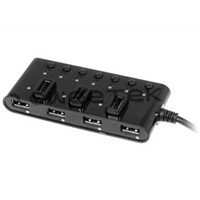 7 Ports USB 2.0 Hub (Y-USB Power, 7 USB ON/OFF Switch) - (ZW-22010-2)