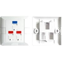 86 Type Keystone Network Face Plate/Wall Outlet With Three Port