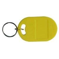 ABS Material Yellow RFID Key Tag for IC Card
