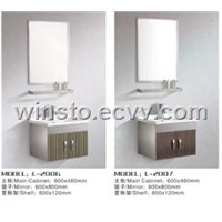 Bathroom Cabinet with Ceramic Basin, Suitable for Long Distance Transportation
