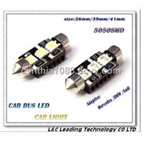 CANBUS car led light Festoon 3smd 5050