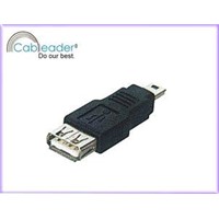 Cableader USB adapter A female-Mini 5Pin Plug