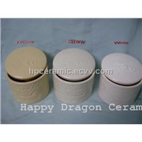 Ceramic candle jar, candle holder, candle stand, tealight holder