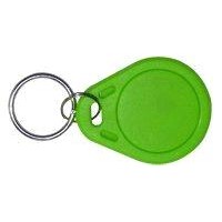 Custom Acrylic Green Colored Plastic RFID Key Tag for IC Card