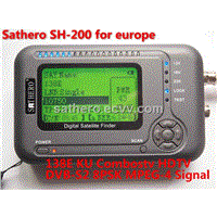 DVB-S2 DVB-S CBS2 MPEG -4 ABS-S Digital Satellite Finder Meter (Sathero SH-200)