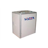 Earth-water cooled heat pumps for home's heating and hot water system