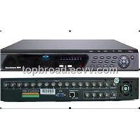 Economic cctv dvr recorder  with 16  channel full D1 support dual stream network transmission