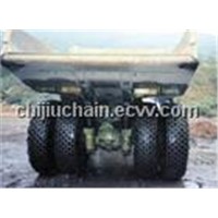 Engineering machinery tyre protection chain