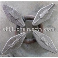 Engineering machinery tyre protection chain