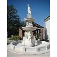 Fountains-Large Statuary Garden Fountain-
