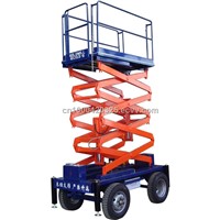 Four-wheel mobile elevating platform