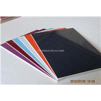 High gloss precoated steel sheet for sign board