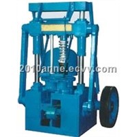 Honeycomb coal shaping machine