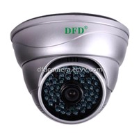 IR Color Dome Camera with 480TVL and 48-piece IR LEDs, Automatic White Balance