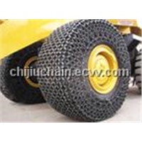 Loader tyre protection chain