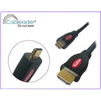 Micro HDMI Cable for Mobile,digital cameral,HDMI A to D,suport 3D,1080p