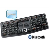 Mini Bluetooth 3.0 Wireless Keyboard with Receiver and DPI Adjustable Touchpad (ZW-51007BT-Black)
