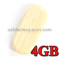 Mini Wood / Wooden Case USB 2.0 Flash Drive
