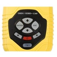 Multilingual CAN OBDII vehicle engine light codes scanner-T61