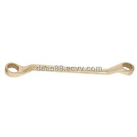 Non sparking double end offset box wrench