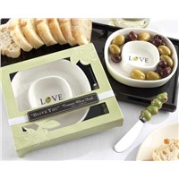 Olive Tray and Spreader