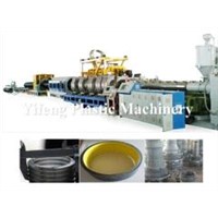 PE/PVC Large Dia. Double-Wall Corrugated Pipe Extrusion Line