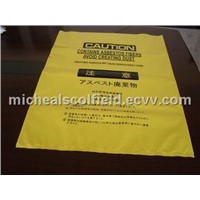 PE plastic packing for asbestos bag