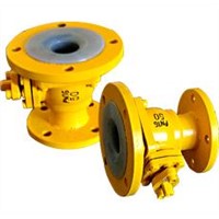PFA lined ball valve
