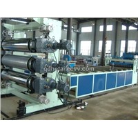 PVC sheet plastic extrusion machine production line