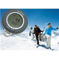 Powerful outdoor hiking multifunction altimeter with climb rate, highest altitude, barometer, compas