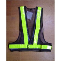 Reflective LED vest (black)