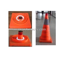 Solar Powered Collapsible Traffic Cone