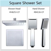 Square Shower Head Set (Shower Head Combination)