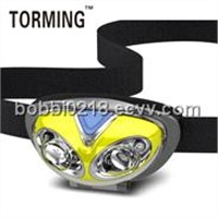 TM-096 led motorcycle headlight with Red led alarm function